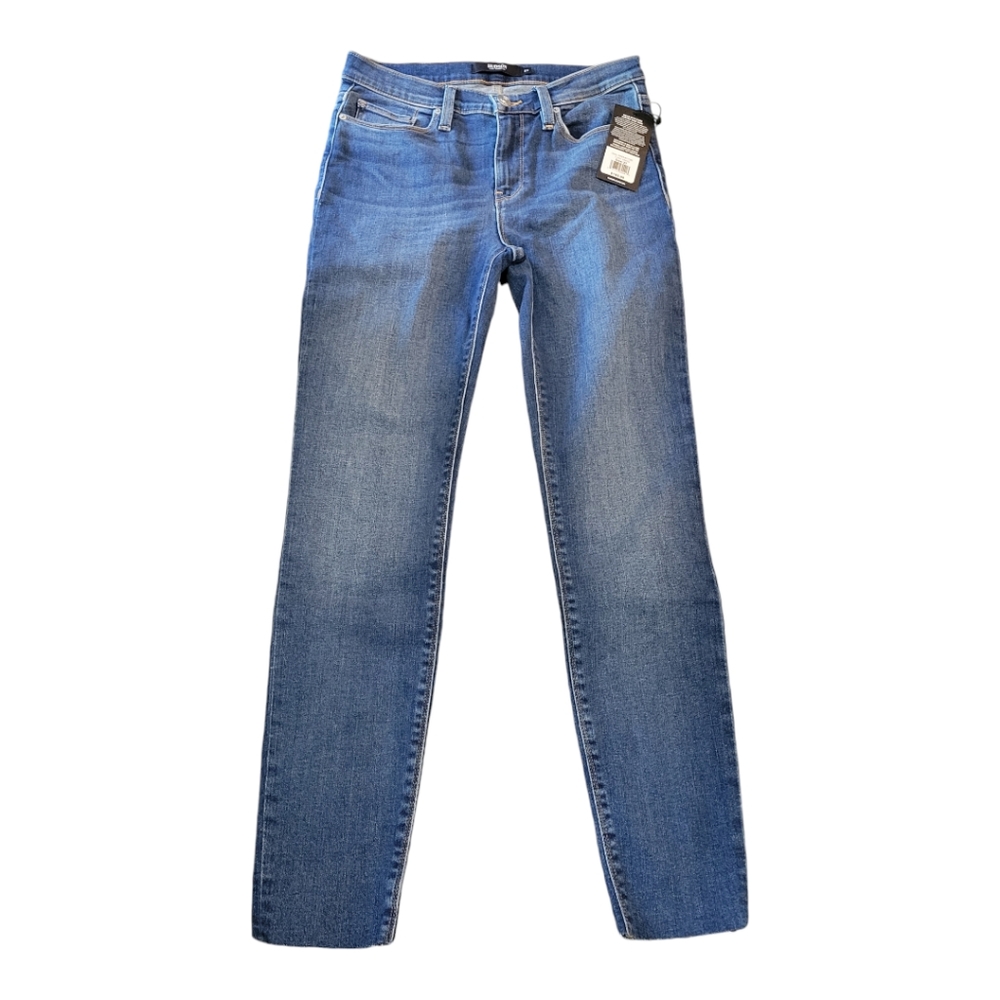 Hudson NWT Jeans Size 27 US Nico Midrise Skinnyโ Solid Blue Cotton Blend